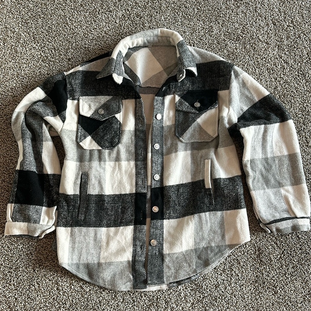 Plaid shacket